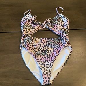 Veronica Beard Aniston one piece swimsuit sz M